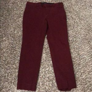 Maroon dress pants